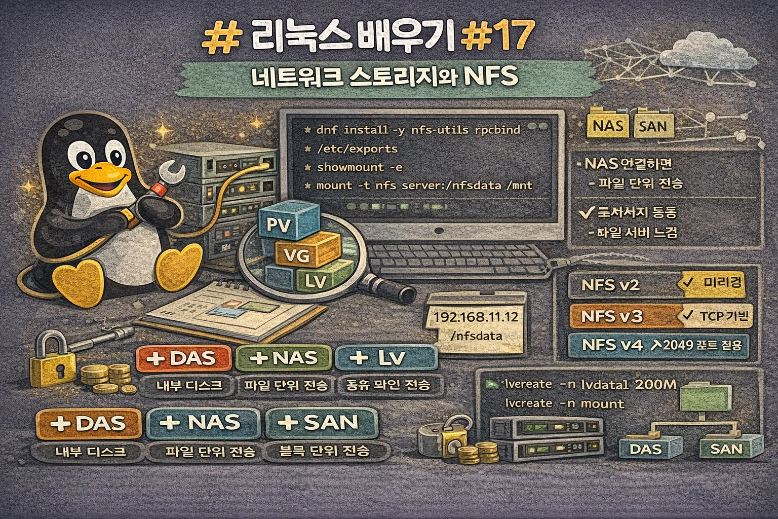 리눅스 배우기 #17 – NFS(Network File System)로 네트워크 스토리지 사용하기 | RxNovx Blog